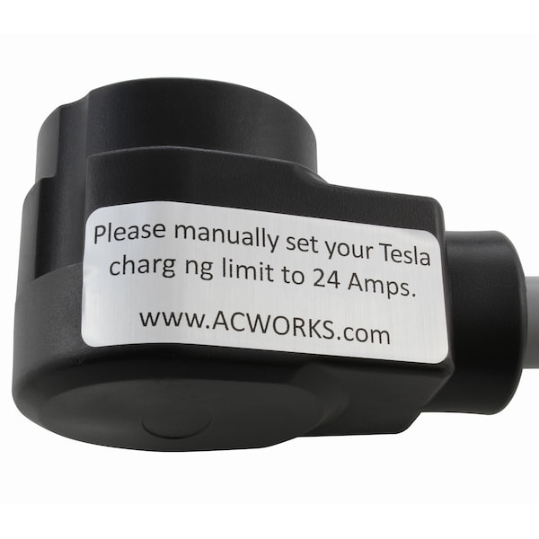 Ac Works 1.5FT NEMA L14-30P 30A 4-Prong Plug to NEMA 14-50R RV/Range 50A Connector - EVL1430MS-018