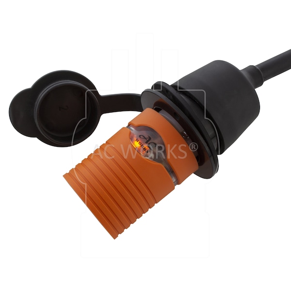 Ac Works NEMA 5-20P 20A Plug to Locking L5-30R 3-Prong 30A 125V Adapter - AD520L530