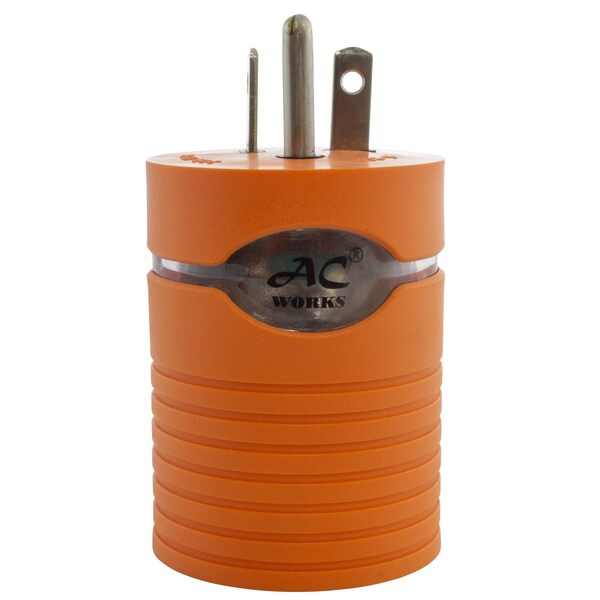 Ac Works NEMA 5-20P 20A Plug to Locking L5-30R 3-Prong 30A 125V Adapter - AD520L530