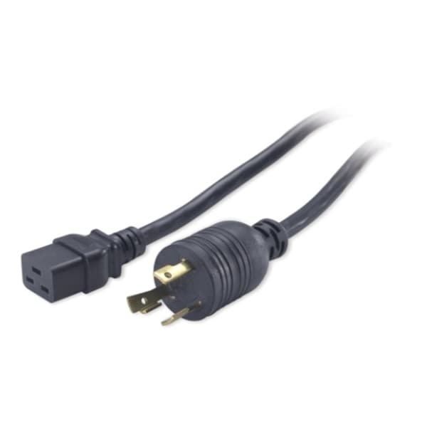 Apc Power Cord, L6-30P, SJT, 8 ft., Blk, 24A, 12/3 - AP9896