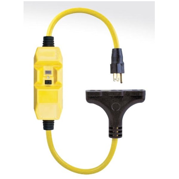 Southwire SJTW; Inline GFCI GFCI Extension Cord, 12 AWG, 12/3, 50 ft - 26020148-1