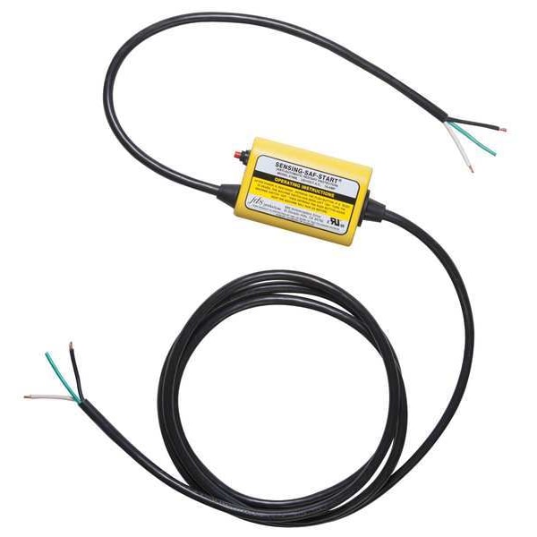 Sensing-Saf-Starts Power Cord, 5-15P, SJTO, 9.6 ft., Blk, 18A, 14/3 - 1998