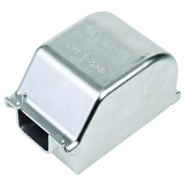 Calbrite Weatherproof Cover, 1 Gang, Hex, 316 Stainless Steel - S60000FVCS