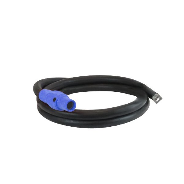 Power Assemblies Type W Pigtail 400A 4/0 AWG Series 16 Female Camlock to Lug 10 ft, Blue - 40TW16010FLB