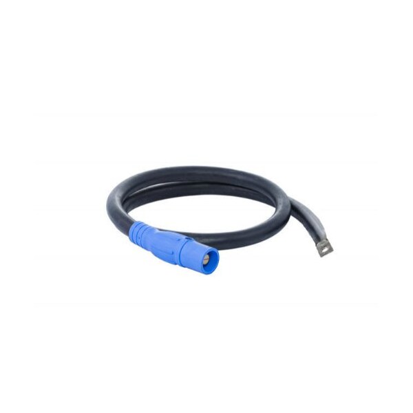 Power Assemblies Type W Pigtail 400A 4/0 AWG Series 16 Male Camlock to Lug 6 ft, Blue - 40TW16006MLB