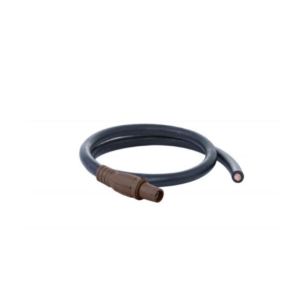 Power Assemblies Type W Pigtail 400A 4/0 AWG Series 16 Female Camlock to Blunt 6 ft, Brown - 40TW16006FBH