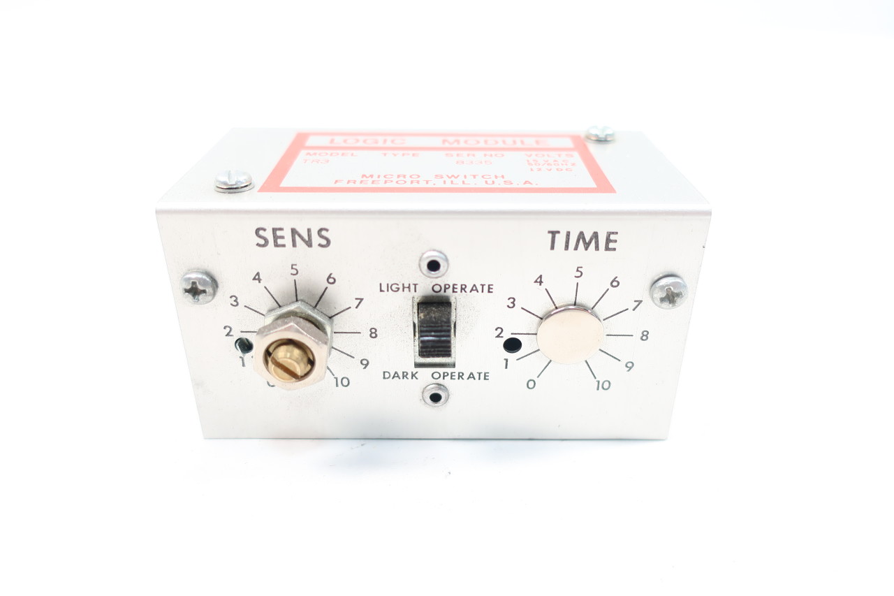 MICRO SWITCH FE-TR3 LOGIC MODULE 15V-AC SENSOR PARTS AND ACCESSORY ...