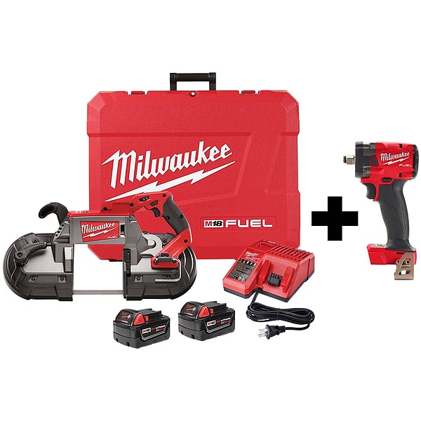 Milwaukee Tool M18 Deep Cut Band Saw, M18 FUEL 1/2"CPIW - 2729-22, 2855-20