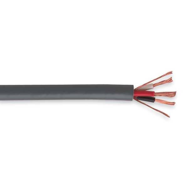 Carol Bus Drop Cable, Drop Cord, 2 AWG, 3 C, Gray, PVC, 600V - 03702.35.10