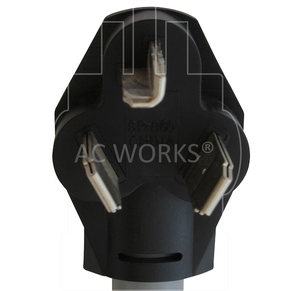 Ac Works Safety Switch Y-Cable 30A 3-Prong Dryer Plug to 2 3-Prong Dryer Connectors - EVY1030SW-036