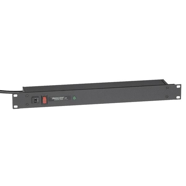 Zoro Select PDU, 120V, 6 Outlet, 6 ft., Black - R5BZ