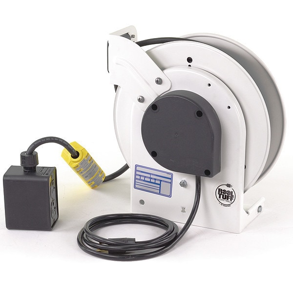 Kh Industries 25 ft. 12/3 Retractable Cord Reel 15 Amps - RTAG3LW-WDD515-J12F