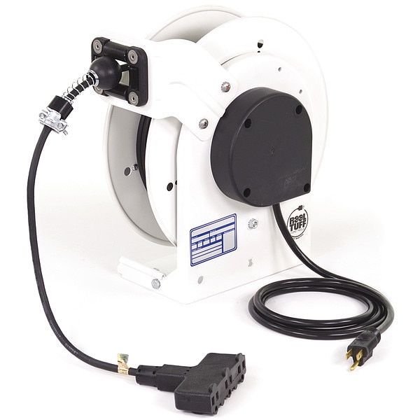 Kh Industries 35 ft. 16/3 Retractable Cord Reel 10 Amps - RTAN3LW-WTT515-B16H
