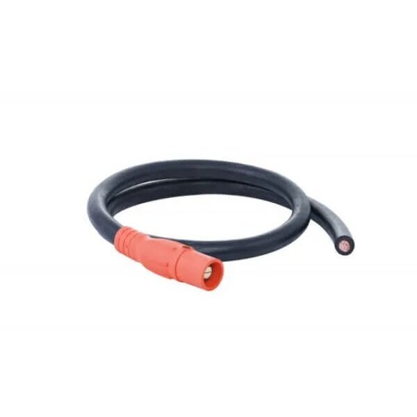 Power Assemblies Type W Pigtail 400A 4/0 AWG Series 16 Male Camlock to Blunt 3 ft, Orange - 40TW16003MBO