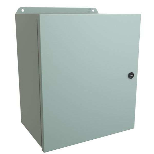 Hammond Steel Electrical Enclosures, 14 in H, 8 in D, 12 in W, NEMA 4, Hinged - EJ14128