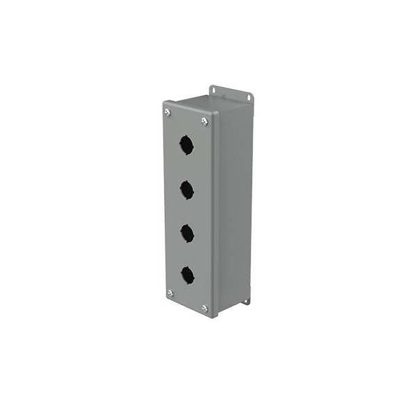 Nvent Hoffman Mild Steel Electrical Enclosures, 10 in H, 2-3/4 in D, 3-1/4 in W, NEMA 12, Screw On - E4PBG