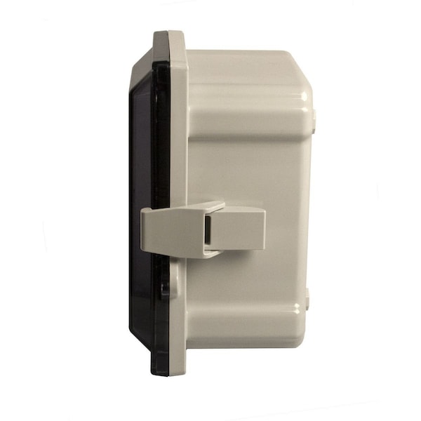 Wiegmann Polycarbonate Electrical Enclosures, 14 in H, 6 in D, 12 in W, NEMA 4X, Hinged - HW-PCC141206CHQR