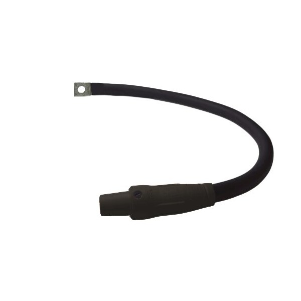 Power Assemblies Type W Pigtail 400A 4/0 AWG Series 16 Female Camlock to Lug 3 ft, Black - 40TW16003FLE