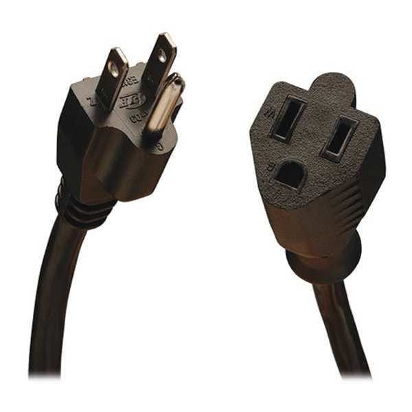 Tripp Lite Power Cord, 5-15P to 5-15R, 10A, 18AWG, 10ft - P022-010