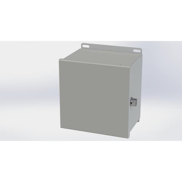 Saginaw Control & Engineering Carbon Steel Electrical Enclosures, 8.13 in H, 6 in D, 8 in W, NEMA 3R, 4, 12, 13, Hinged - SCE-8086CHNF