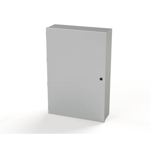 Saginaw Control & Engineering Carbon Steel Electrical Enclosures, 36 in H, 8 in D, 24 in W, NEMA 1 - SCE-36N2408LP