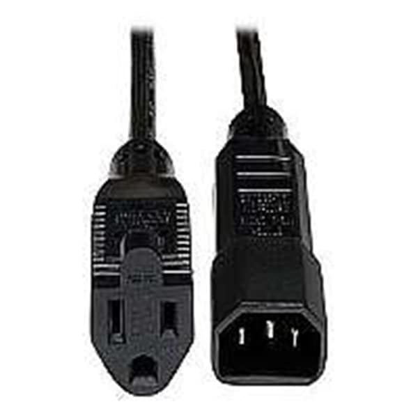 Keyspan P002-001-10A Tripp Lite 1 Ft. Power Cable Black - TIZ-102028681