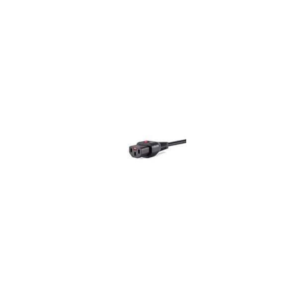 Schaffner Emc Ac Power Cords Iec C13 + Female Plug, Straight, Lock - Sev1011, Straight - H05Vv-F, 200 Cm, Black,  - IL13P-CH1-H05-3100-200