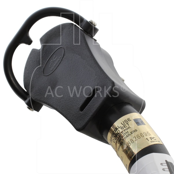 Ac Works 15ft 50A Generator Transfer Switch Power Cord With Power Indicator - TE1450-015