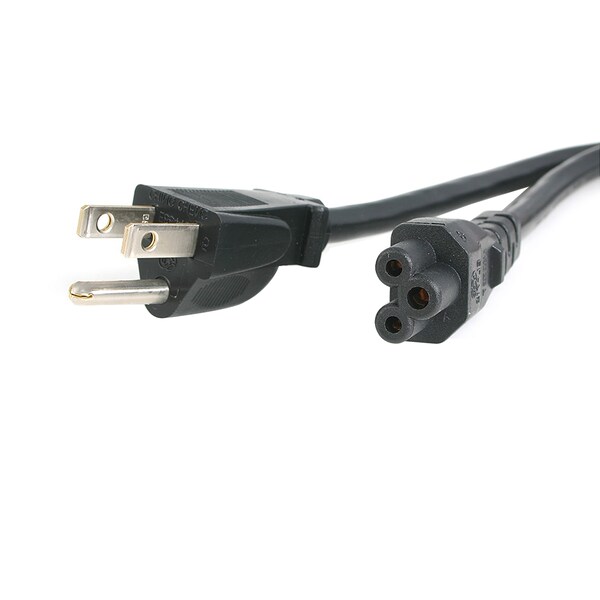 Startech.Com 6ft Standard Laptop Power Cord - NEMA 5-15P to C5 - PXT101NB3S