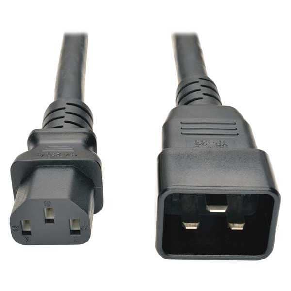 Tripp Lite Power Cord, HD, C20 to C13, 15A, 14AWG, 3ft - P032-003