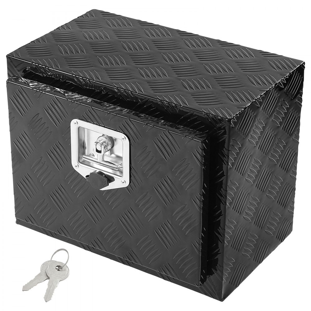 VEVOR Underbody Aluminum Truck Tool Box 18" x 12" x 14" Trailer RV Tool Storage - CDKCGJX218120ZEXAV0