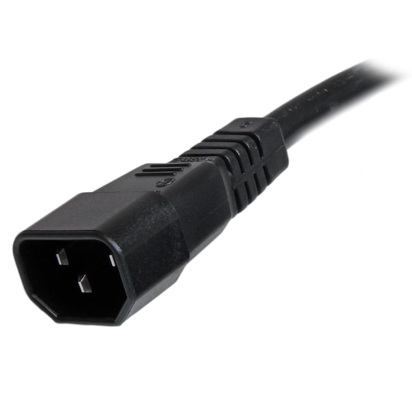 Startech.Com 6ft C14 to C15 Power Cord - 14AWG Computer Power Cable - PXTC14C156