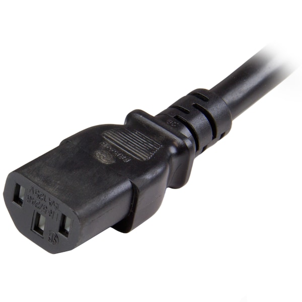 Startech.Com 6ft IEC 320 C13 to IEC 320 C20 Power Cord - 125V at 15A - PXTC13C20146