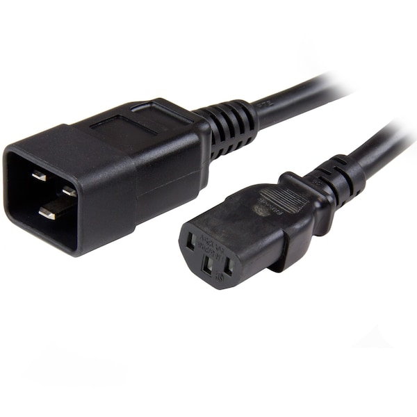 Startech.Com 6ft IEC 320 C13 to IEC 320 C20 Power Cord - 125V at 15A - PXTC13C20146