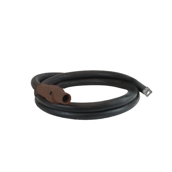 Power Assemblies Type W Pigtail 400A 4/0 AWG Series 16 Female Camlock to Lug 10 ft, Brown - 40TW16010FLH