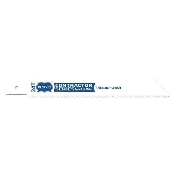 Century Drill & Tool 6" L x Metal Cutting Contractor Bi-Metal Recip Blade, 24Tx6 in - 07624