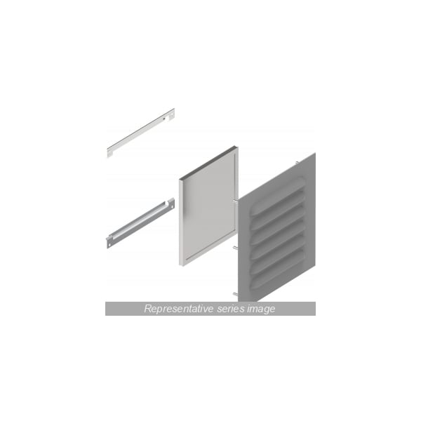 Hammond Replacement Filters, 4.375 in. H x 4 in. W, Aluminum - LFK66