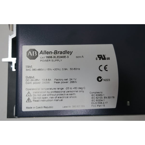 Allen Bradley ALLEN BRADLEY 1606-XLE240E-3 - 1606-XLE240E-3