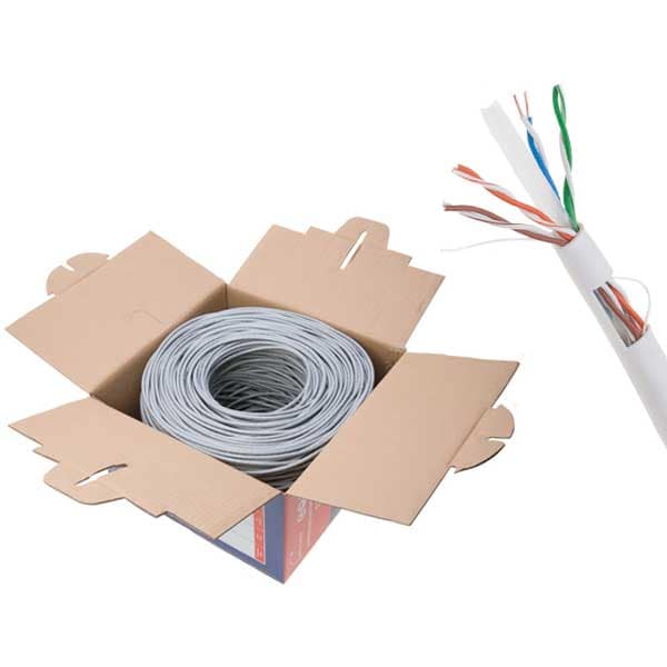 Dyno DYNO: Network Cable-CAT6 CCA WHITE Cat-6 UTP Cable 1000Ft. White
(Standard Quality) - DYN-909887