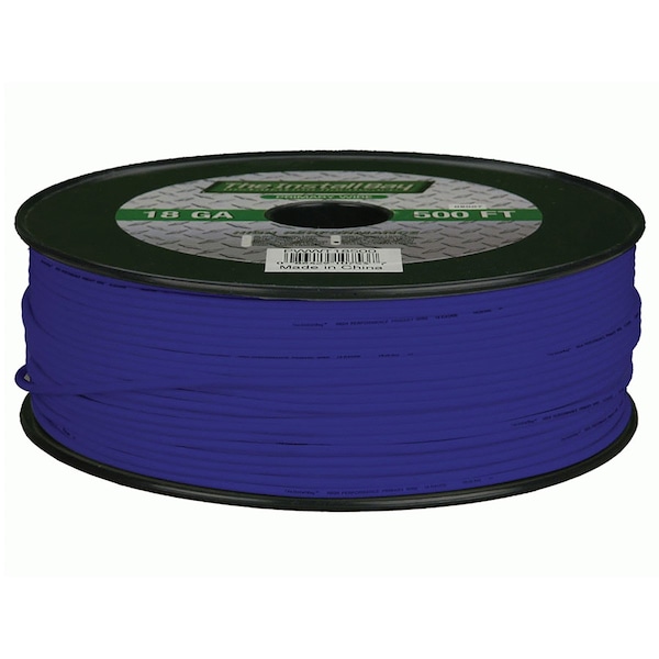 Installbay By Metra 18-Gauge Blue Primary Wire, 500' Spool - PWBL18500
