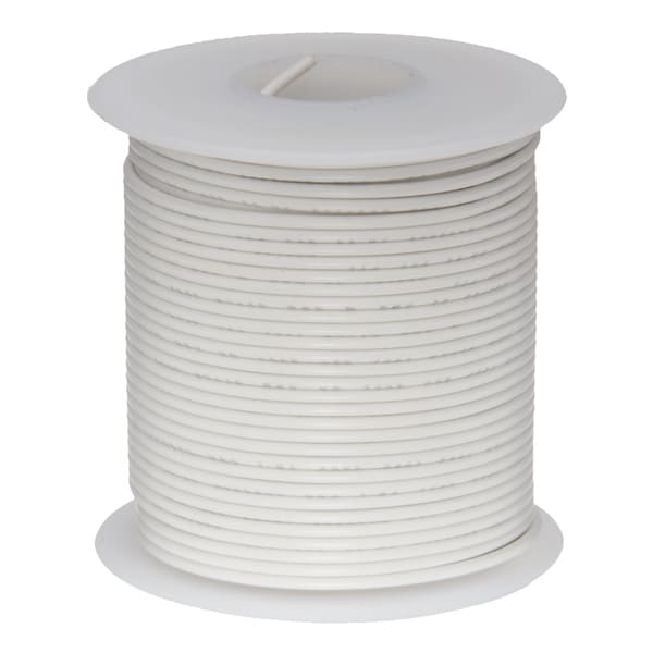 Remington Industries Hookup Wire, CSA TEW (UL 1015), 22 AWG - 22UL1015STRWHI25
