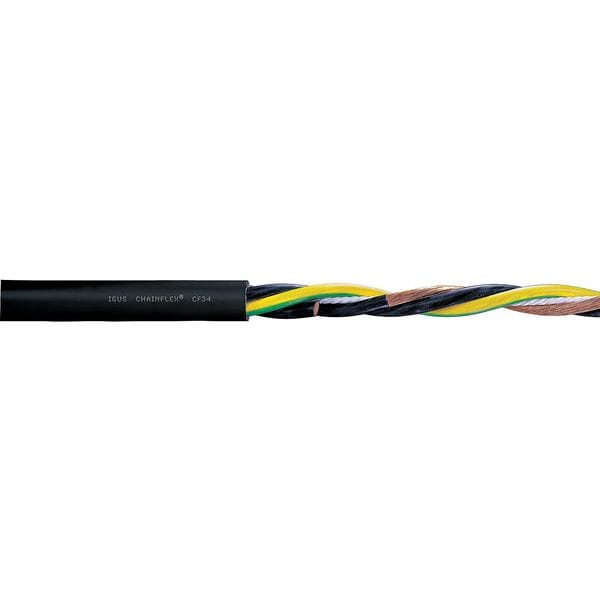 Chainflex 14 AWG 4 Conductor Continuous Flex Power Cable 1000V BK - CF34-25-04-1