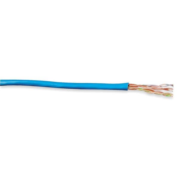 Genspeed Cable, Cat 6, 23 AWG, 1000 ft, Blue - 7131140