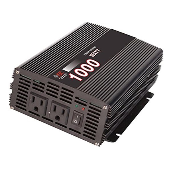 Fjc Power Inverter, Modified Sine Wave, 2,000 W Peak, 1,000 W Continuous - FJ53100