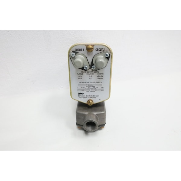 Interruptor de presión Barksdale 35400Psi 125250480600VAc - TC9622-1