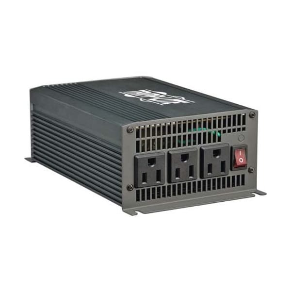Tripp Lite Power Inverter, Modified Sine Wave, 1,400 W Peak, 700 W Continuous, 3 Outlets - PV700HF TRIPP LITE