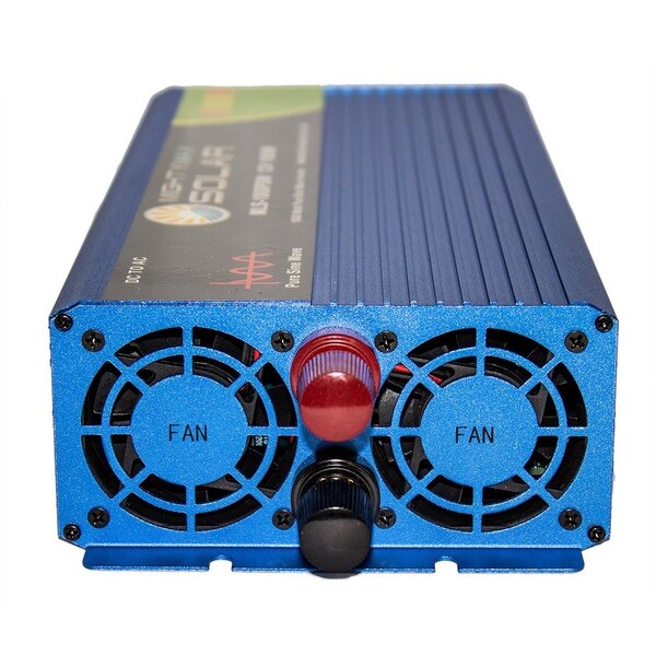 Mighty Max Battery Power Inverter, Pure Sine Wave, 2,000 W Peak, 1,000 W Continuous, 2 Outlets - MAX3532824