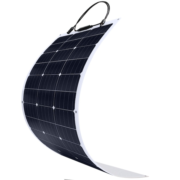 Mighty Max Battery Monocrystalline Solar Panel, 100 W, 12/18V, MC4 - MAX3857463