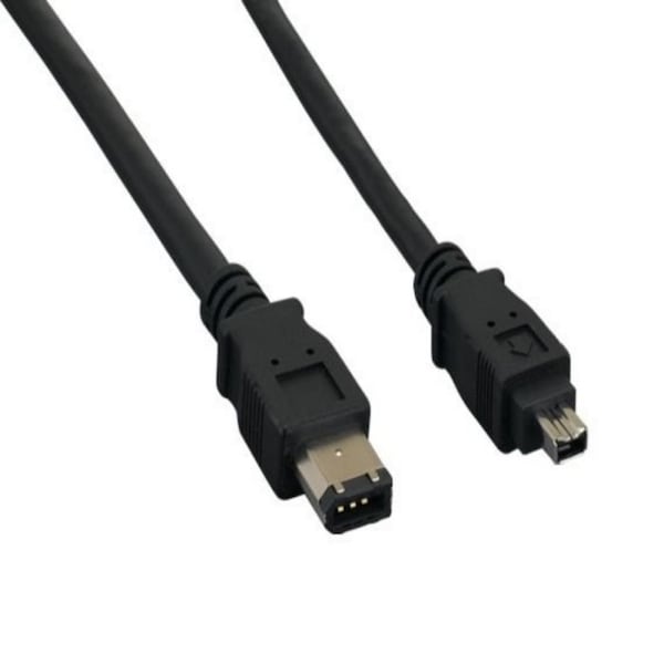 Sanoxy 10ft IEEE 1394a FireWire 400 6-pin to 6-pin, Black - FRW-IEEE-1384a-6-6-10ft-blk