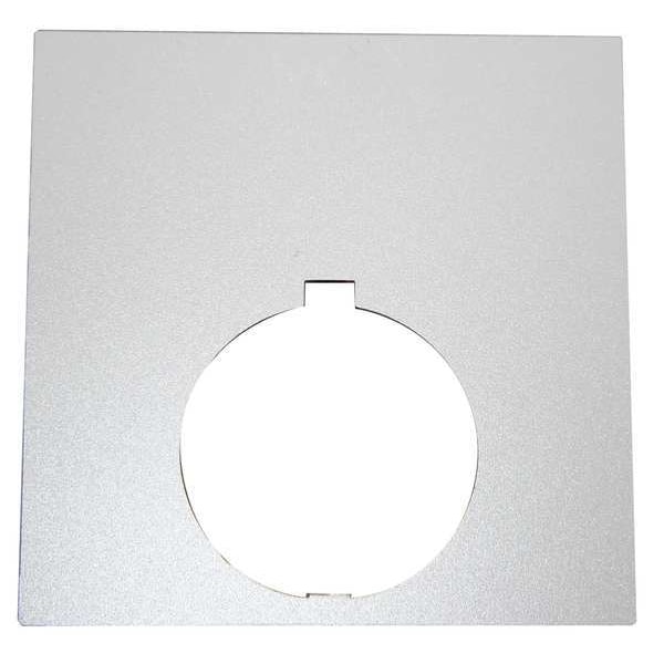 Placa de leyenda en blanco Eaton, negro/blanco o plateado - 10250TEP76